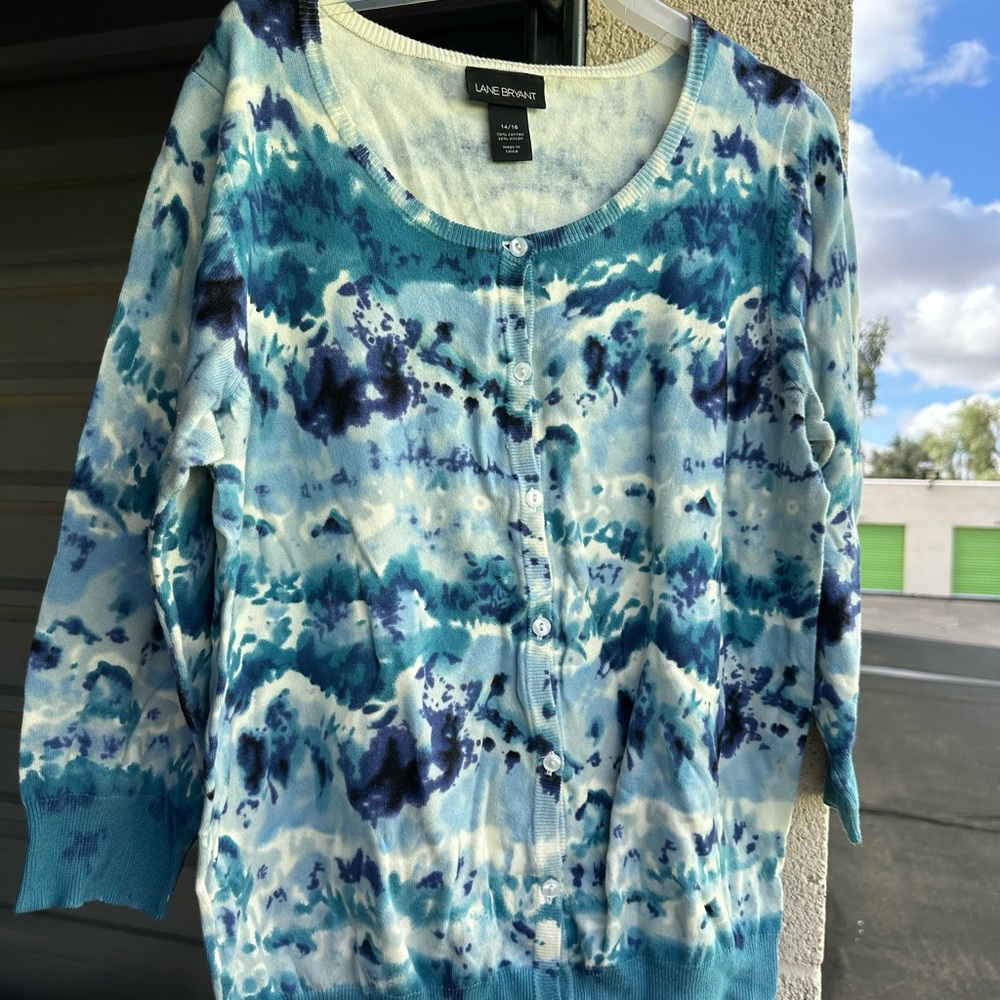 Women's Blue Cardigan